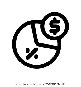 diversification line icon. vector icon for your website, mobile, presentation, and logo design.