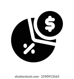 diversification solid icon. vector icon for your website, mobile, presentation, and logo design.