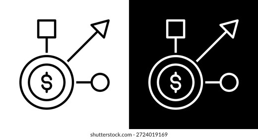 Diversify Icon Sheet Black And White