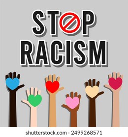 Diversity and Anti Racism Illustrations, Banners, Social Media Post Template Collection. Set of Design Elements for Diversity and Racial Equality.