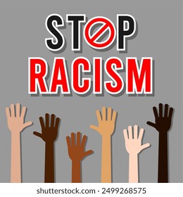 Diversity and Anti Racism Illustrations, Banners, Social Media Post Template Collection. Set of Design Elements for Diversity and Racial Equality.