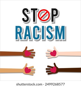 Diversity and Anti Racism Illustrations, Banners, Social Media Post Template Collection. Set of Design Elements for Diversity and Racial Equality.