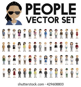 Concepto de Iconos de Diseño Plano para Personas de la Comunidad Diversidad