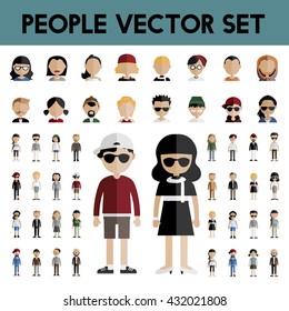 Concepto de Iconos de Diseño Plano para Personas de la Comunidad Diversidad
