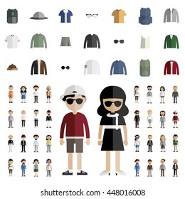 Diversity Community People Flat Design Icons