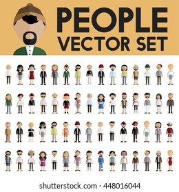 Iconos de diseño plano de la comunidad de la diversidad