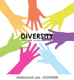 Diversity Concept Design Vector Illustration Eps10 Stock Vector ...