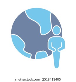 diversity concept line icon. Simple element illustration. diversity concept outline symbol design.