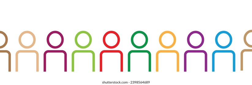 diversity concept on white background