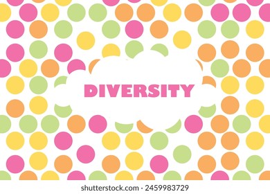 Diversity Day with Abstract Background for Your Graphic Resource