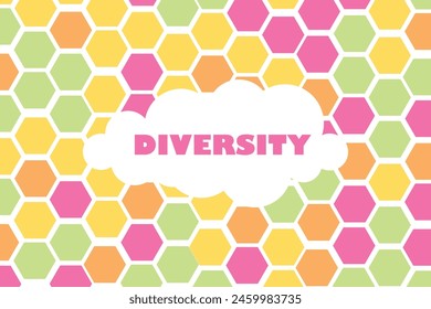 Día de la Diversidad con Fondo Abstractas para su Recurso Gráfico
