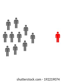 diversity and difference vector illustration