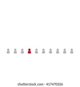 Diversity and difference vector illustration.
