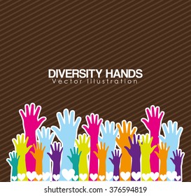 diversity hands design 