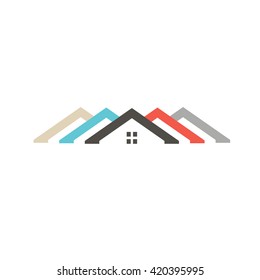 Diversity Houses logo. Vector graphic illustration