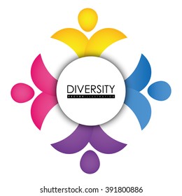 Diversity icon design