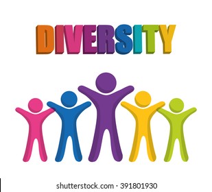 Diversity icon design