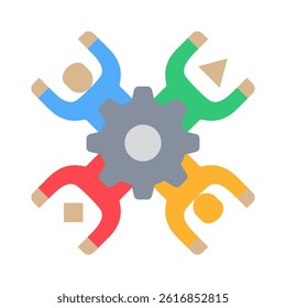 Diversity Icon Element for Design