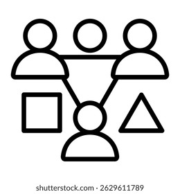 Elemento De Ícone De Diversidade Para Design