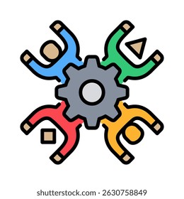 Diversity Icon Element for Design