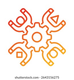 Diversity Icon Element for Design