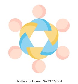 Diversity Icon Element For Design