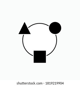 Diversity Icon. Kinds of Shape Symbol - Vector.