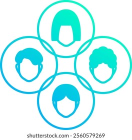 Diversity Icon - Scrible Art Style - Meritocracy Theme