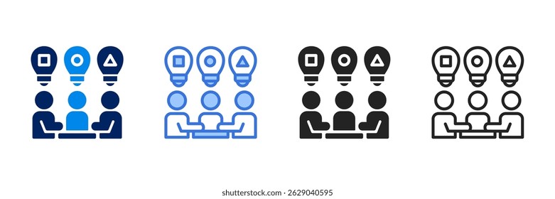 Diversity-Symbolsatz - Kollektion mit unterschiedlichen Stilen