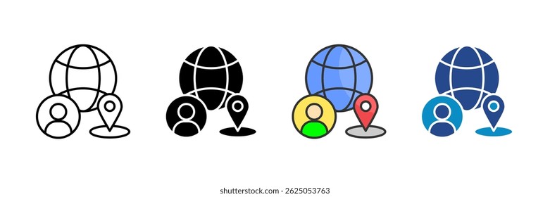 Diversity Icon Set Multiple Style Collection