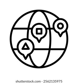 Diversity icon vector illustration. Simple line style
