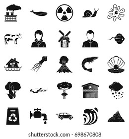 Diversity icons set. Simple set of 25 diversity vector icons for web isolated on white background