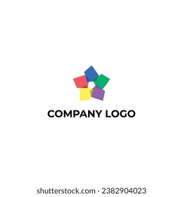 The diversity logo represents and has the meaning of togetherness, peace, independence, cooperation, brotherhood, suitable for describing a community, communication, network, positive circle