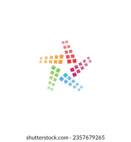 Logo de la diversidad, imagen vectorial del logotipo de Unity Minimalist, comunidad multiétnica de pueblos, unidad, amistad y solidaridad