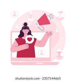 Diversity marketing abstract concept vector illustration. Inclusive marketing strategy, customized advertising approach, different communication, global marketplace, engagement abstract metaphor.