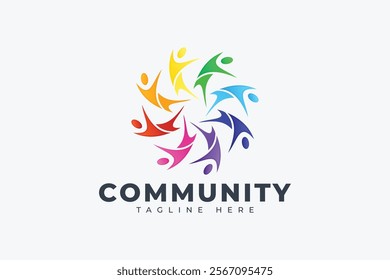 Diversity People Community Logo Design