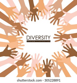 Diversity people design, vector illustration eps 10.