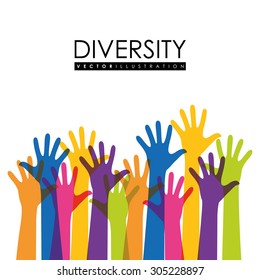 Diversity people design, vector illustration eps 10.