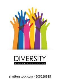 Diversity people design, vector illustration eps 10.