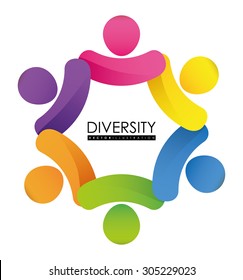 Diversity people design, vector illustration eps 10.