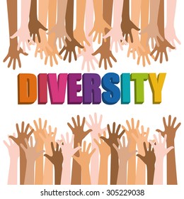 Diversity people design, vector illustration eps 10.