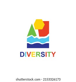 Diversity People Family Team Work Logo Vector Icon Illustration Multiculturalism Cultural Diversity Culture Logo Intercultural Competence, Campus Culture Diversity And Inclusion Design Illustration 