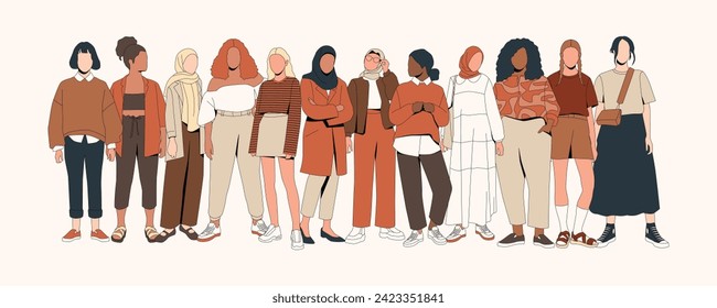 diversity people group vector illustration