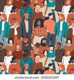 diversity people group vector illustration