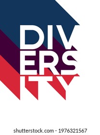 Diversity Poster For World Day For Cultural Diversity. Vector Illustration