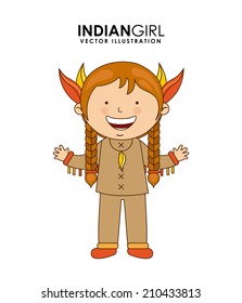diversity of races over white  background vector illustration
