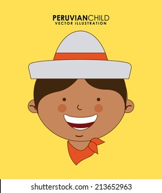 diversity of races over  yellow   background vector illustration