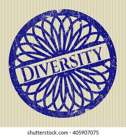 Diversity with rubber seal texture