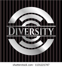 Diversity silver shiny emblem