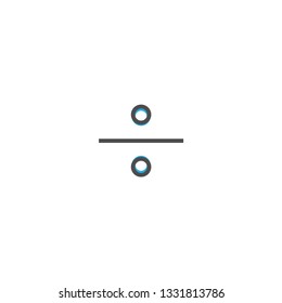Divide icon design. Essential icon vector illustration design